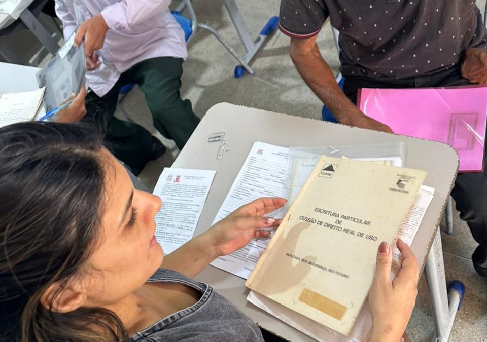 Cehap inicia cadastramento para regularização fundiária de 160 famílias em Cajazeiras