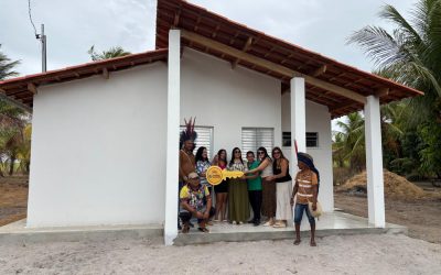 Governo da Paraíba entrega primeiras unidades habitacionais na Aldeia Brejinho, em Marcação